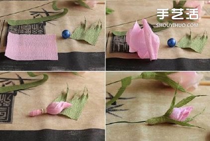 美丽宛如真花的手工折纸花朵的折法图解图片10