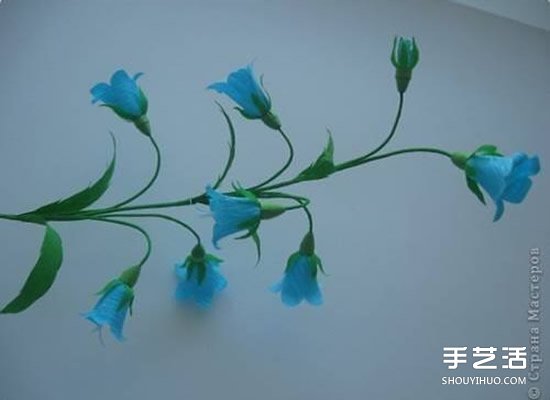皱纹纸花的折法图解图片4