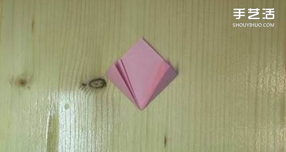 超美折纸花球的折法图解，相对还算简单的哦图片7