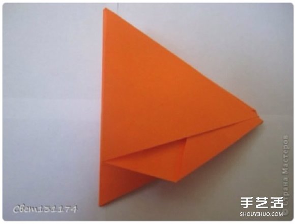 手工立体花球折纸图解 俄罗斯花球的折法图片13