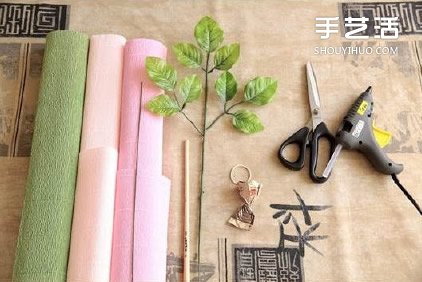 美丽宛如真花的手工折纸花朵的折法图解图片2