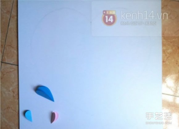 漂亮立体爱心手工制作 立体心形制作方法图解图片4