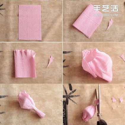 美丽宛如真花的手工折纸花朵的折法图解图片3