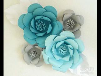 简单纸花2折纸图解与方法教程