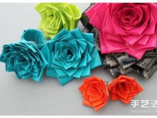 牡丹花指环折纸图解与方法教程