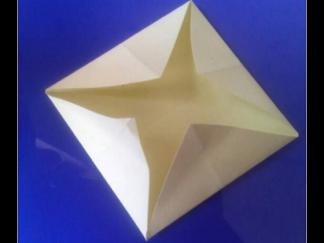 有趣的四角星折纸图解与方法教程