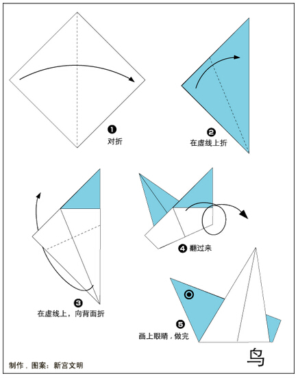折纸—鸟图片1