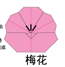 折纸梅花的方法 步骤图解图片1
