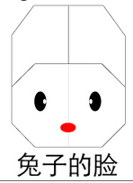 小兔子脸折纸图解与方法教程