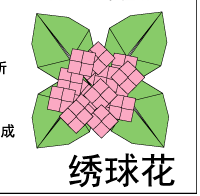 折纸绣球花的方法 步骤图解教程图片1