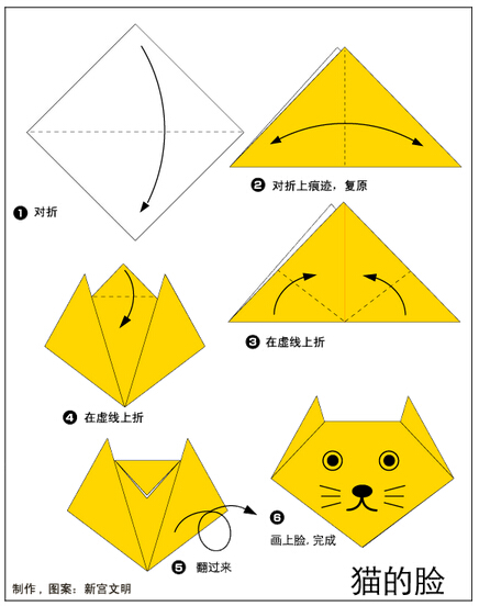 小猫—折纸图片1
