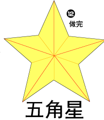 折纸五角星的方法图片1