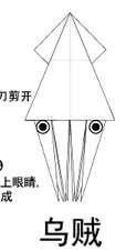 乌贼折纸图解与方法教程