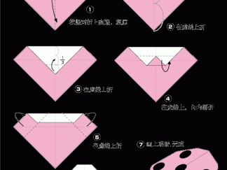 瓢虫折纸图解与方法教程