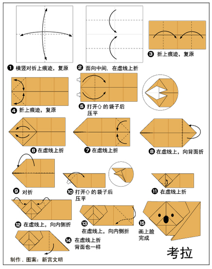 考拉—折纸图片1
