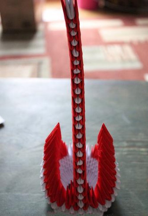 情人节天鹅折纸图片15