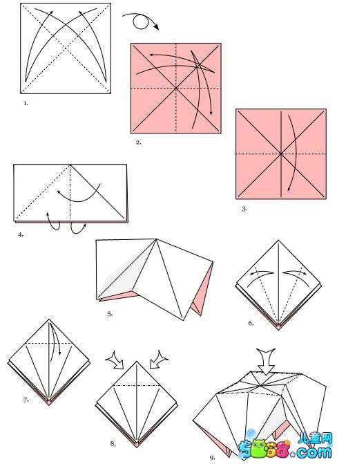 折纸仙鹤图解图片1