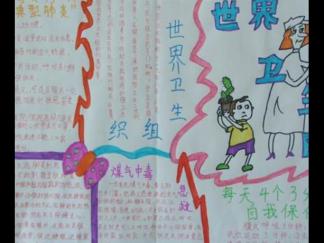 自我保护手抄报版面设计图