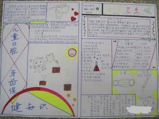 天天卫生手抄报版面设计图