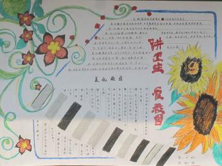 讲卫生爱校园手抄报版面设计图