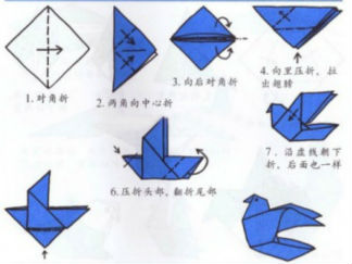 鸽子3的折纸图解与方法教程