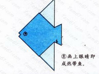 热带鱼2的折纸图解与方法教程