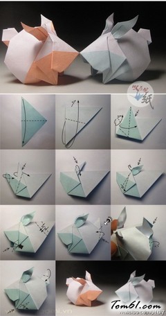 折纸之可爱的兔子图片1