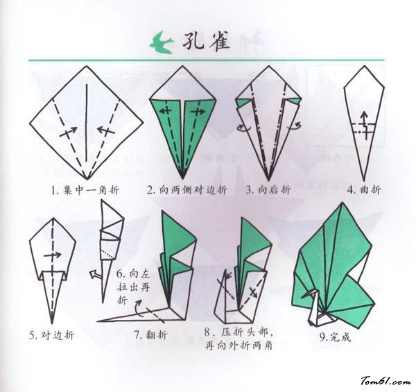 折纸之孔雀图片1