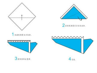 锯的折纸图解与方法教程