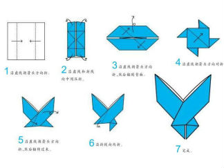 剪刀折纸图解与方法教程