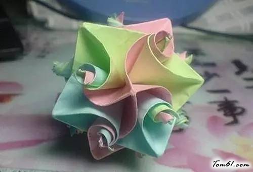 花球的折纸图解与方法教程2图片9