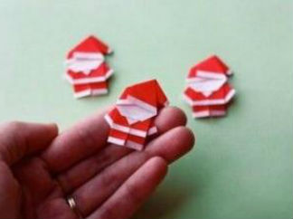 圣诞老人的折纸图解与方法教程