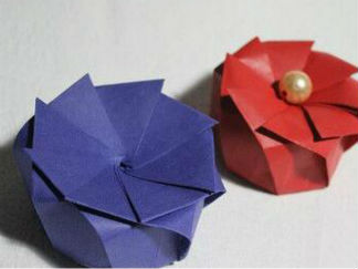 礼物盒的折纸图解与方法教程2