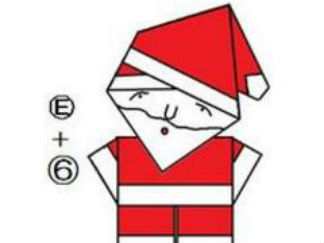 圣诞老人2的折纸图解与方法教程