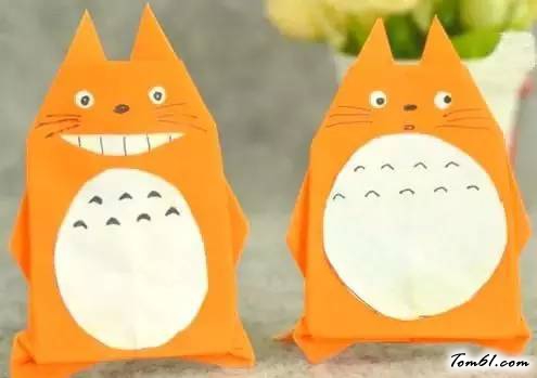 龙猫的折纸图解与方法教程