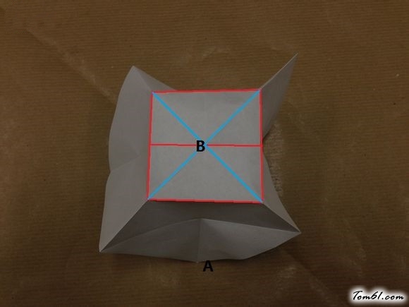 卡通猫咪的折纸图解与方法教程图片11
