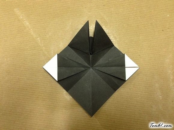 卡通猫咪的折纸图解与方法教程图片33