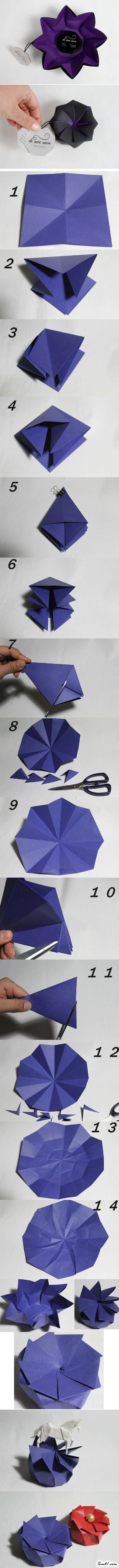 圣诞老人的折纸图解与方法教程图片1