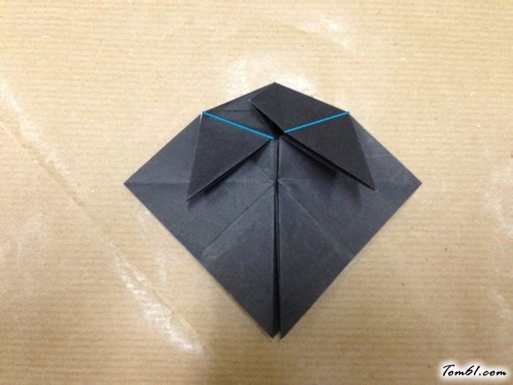 卡通猫咪的折纸图解与方法教程图片29