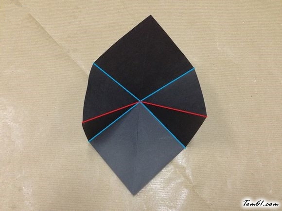 卡通猫咪的折纸图解与方法教程图片5