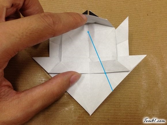 卡通猫咪的折纸图解与方法教程图片42