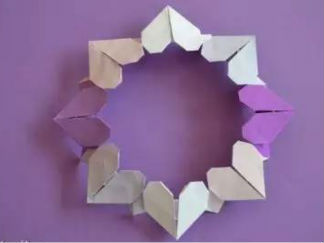 花环的折纸图解与方法教程