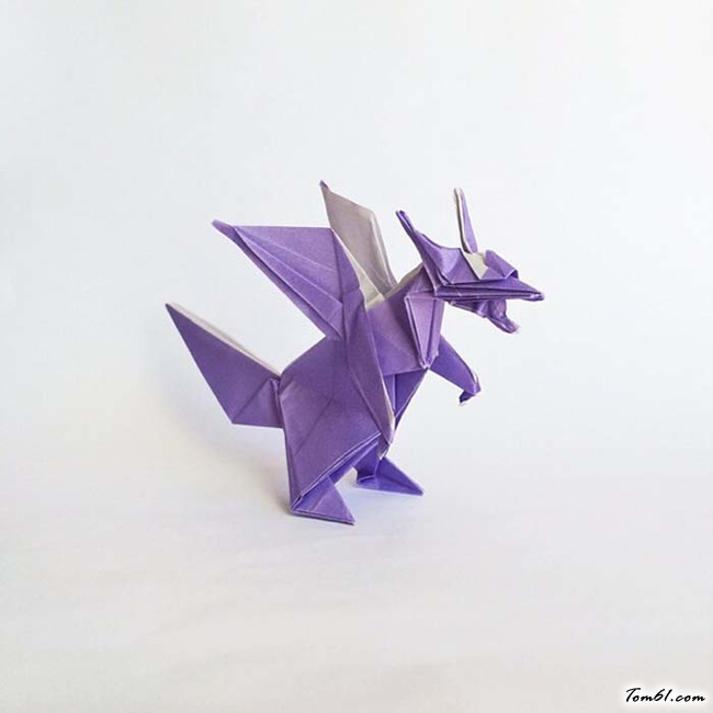 折纸雕塑的折纸图解与方法教程图片7