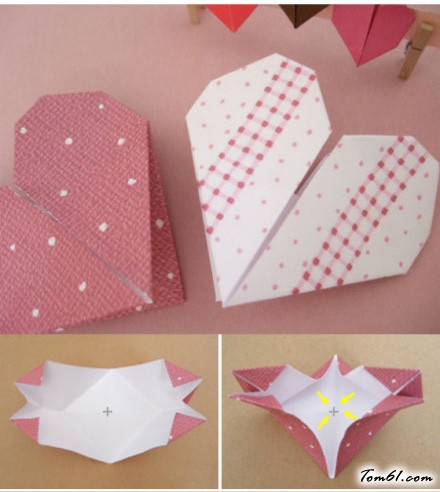 心形3的折纸图解与方法教程图片5