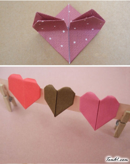 心形3的折纸图解与方法教程图片6