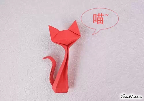情侣小猫的折纸图解与方法教程