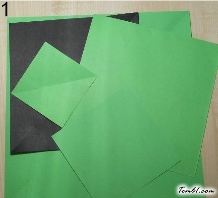 圣诞树的折纸图解与方法教程6图片2