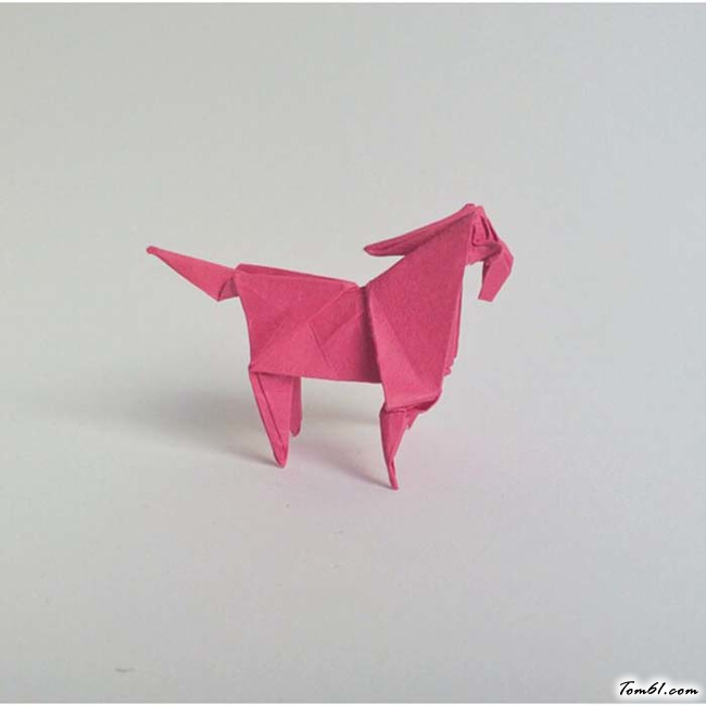 折纸雕塑的折纸图解与方法教程图片4