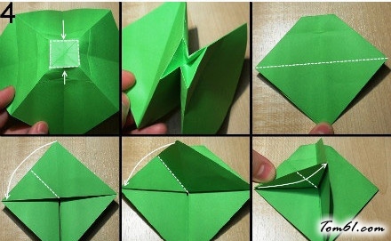 圣诞树的折纸图解与方法教程6图片5