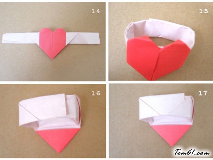 心形3的折纸图解与方法教程图片4